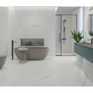 Porcelanato Statuário Retificado Acetinado 62x121 Damme