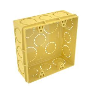 Caixa de Luz Tigreflex 4"x4" Amarela