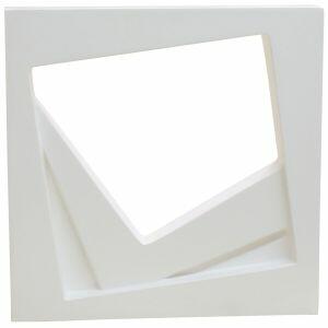 Cobogó Cimentício Alcubo Parede Cemento Bianco 40x40x8 Cimentíssimo