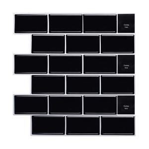 Pastilha Autoadesiva Metrô Black 30,5x30,5 Málaga