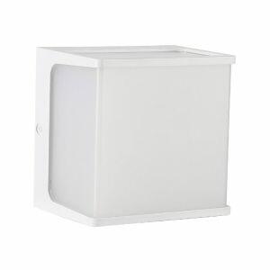 Arandela Externa LED 8W 3000K Hamsa Branco Luz Amarela Gaya