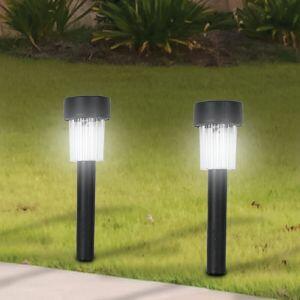Espeto Jardim Solar 1W Preto Luz Branca Gaya