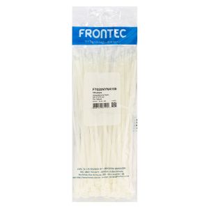 Abraçadeira Nylon 3,7x150mm Natural 100 Peças Frontec