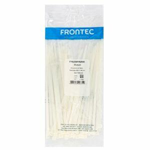 Abraçadeira Nylon 4,8x200mm Natural 50 Peças Frontec