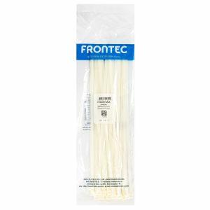 Abraçadeira Nylon 7,6x387mm Natural 40 Peças Frontec Abraçadeira Nylon 7,6x387mm Natural 40 Peças Frontec