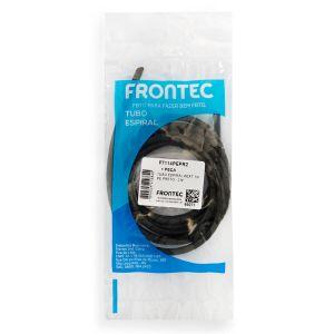 Organizador de Fios Frontec 2m 1/4 Tubo Espiral Preto Organizador de Fios Frontec 2m 1/4 Tubo Espiral Preto