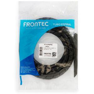Organizador de Fios Frontec 2m 1/2 Tubo Espiral Preto Organizador de Fios Frontec 2m 1/2 Tubo Espiral Preto