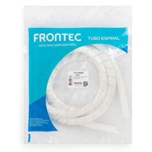 Organizador de Fios Frontec 2m 3/4 Tubo Espiral Branco Organizador de Fios Frontec 2m 3/4 Tubo Espiral Branco