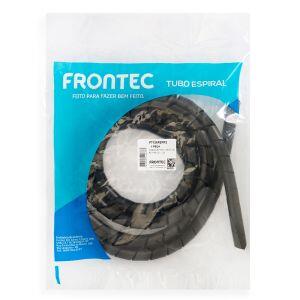 Organizador de Fios Frontec 2m 3/2 Tubo Espiral Preto Organizador de Fios Frontec 2m 3/2 Tubo Espiral Preto