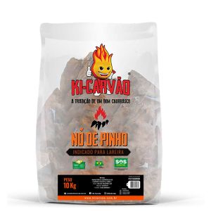 Nó de Pinho Ki-Carvão 10kg Transparente Nó de Pinho Ki-Carvão 10kg Transparente