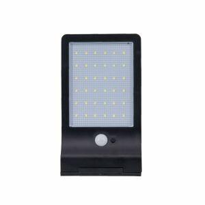 Luminárias Solar LED Sinai Preto Luz Amarela Gaya