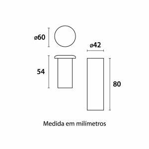 Embutido de Solo Open LED Preto 1w 3.000k Luz Branco Quente Blumenau Iluminação Embutido de Solo Open LED Preto 1w 3.000k Luz Branco Quente Blumenau Iluminação