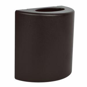 Arandela Clean Curva LED Marrom 3w 3.000k Luz Branco Quente Blumenau Iluminação