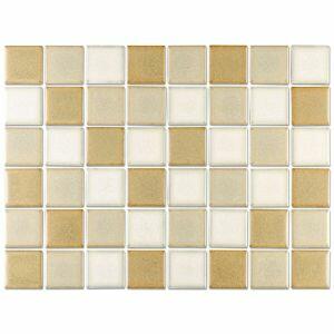 Pastilha de Porcelana Mix 9812 Bege e Amarela 30x40 NGK do Brasil