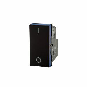 Módulo Interruptor 1S Bipolar Pial Plus+ Preto 10A