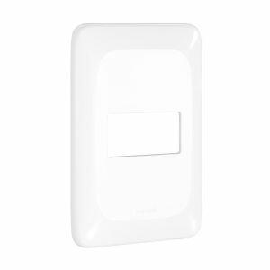 Placa 4"x2" 1 Seção Pial Pop Branco c/Suporte