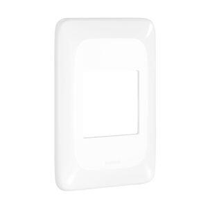 Placa 4"x2" 2 Seções Pial Pop Branco c/Suporte