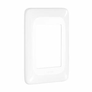 Placa 4"x2" 3 Seções Pial Pop Branco