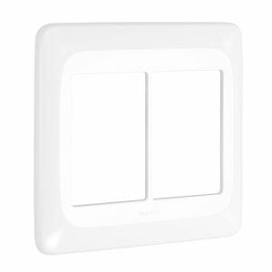 Placa 4"x4" 6 Seções Pial Plus+ Branco c/Suporte