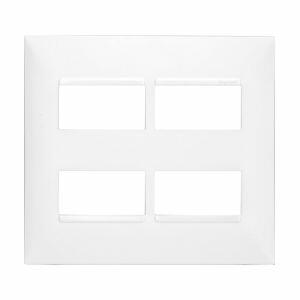 Placa Plus+ 4 Seções 4x4cm Branco Pial