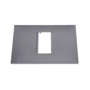 Placa Plus+ 1 Seção 4x2cm Cinza Pial