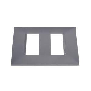 Placa Plus+ 2 Seções Cinza Pial