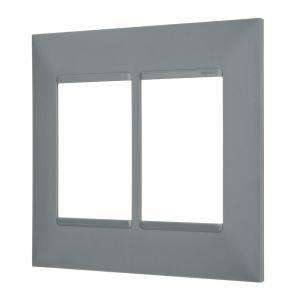 Placa Plus+ 6 Seções 4x4cm Cinza Pial
