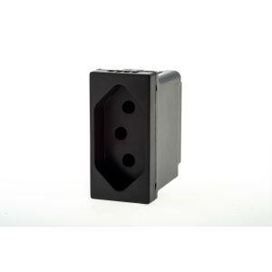 Módulo Tomada Plus+ 2P+T 10A Preto Pial