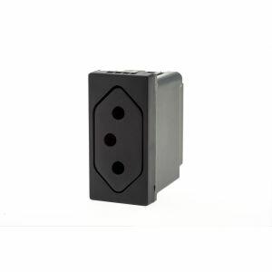 Módulo Tomada Fundo Móvel Pial Plus+ Preto