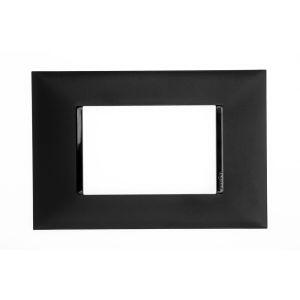 Placa Plus+ 3 Seções Preto Pial