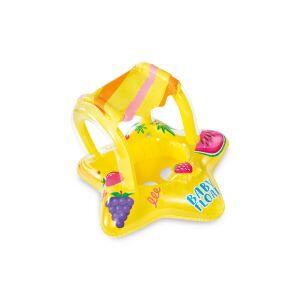 Boia Inflável Bote Infantil Baby Amarelo Intex