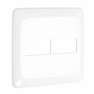 Placa Pop 1+1 Branco Pial