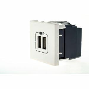 Carregador USB Pial Plus+ Branco Acetinado Carregador USB Pial Plus+ Branco Acetinado