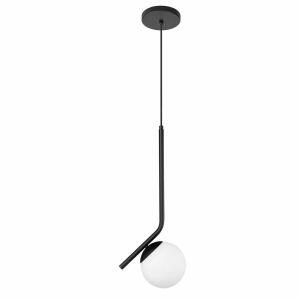 Pendente 1 Lâmpada Dreams Curve E27 Preto Bronzearte