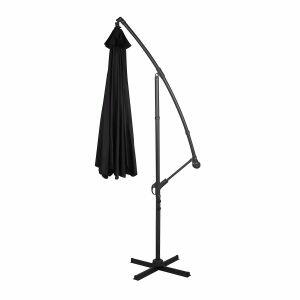 Ombrelone de Alumínio 3m Preto Fascino Ombrelone de Alumínio 3m Preto Fascino