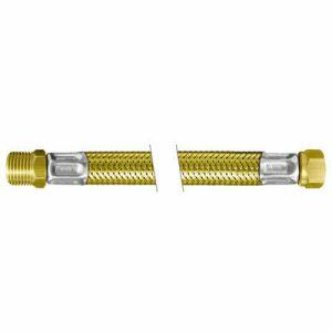 Ligação Flexível para gás 120cm x 1/2'' Amarelo Roco