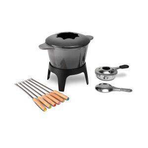 Jogo Fondue Sauté 10 Peças Preta Brinox
