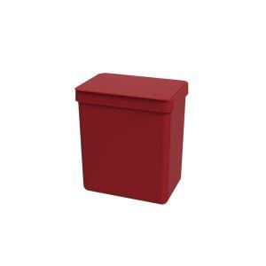 Lixeira para Pia Single 2,5L Bold Vermelho Coza
