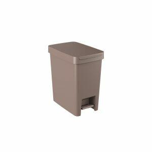 Lixeira com Pedal Single Warm 15L Cinza Coza