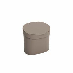 Lixeira plástica para pia Basic 4L Cinza Quente Coza Lixeira plástica para pia Basic 4L Cinza Quente Coza