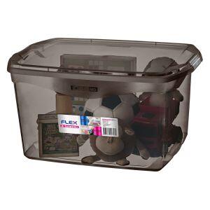 Caixa Plástica Flex Fume 68L Sanremo