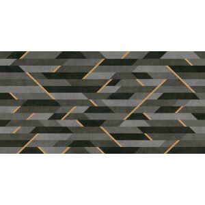 Porcelanato Moving Retificado 62x121 Preto/cinza Extra Damme