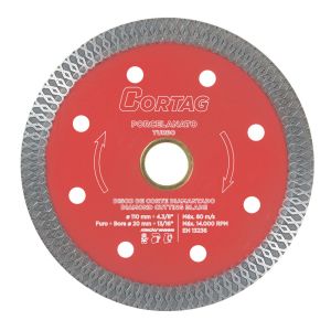Disco Corte Diamantado Porcelanato Best Quality 110mm Cortag
