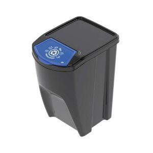 Lixeira Seletiva Empilhável Eco Black Preta 34L Plasútil Lixeira Seletiva Empilhável Eco Black Preta 34L Plasútil