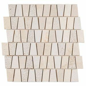 Pastilha Retificado Acetinado 30x32,5 Bege Glass Mosaic Pastilha Retificado Acetinado 30x32,5 Bege Glass Mosaic