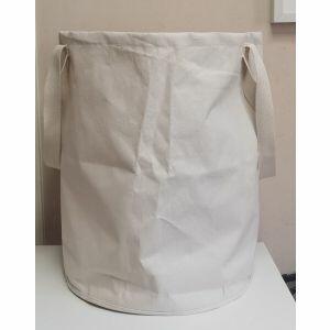 Cesto para Roupa Camellia 58x47cm Bege Casa&Ideia