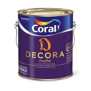 Tinta Acrílica Decora Matte Crômio Fosco 3,6L Coral