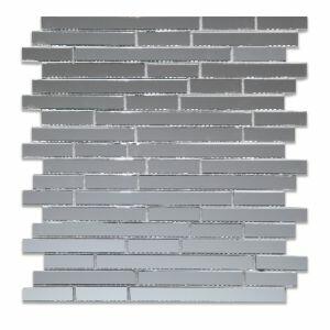 Pastilha Mirror Mosaic Grey  37,6x30,5 Glass Mosaic