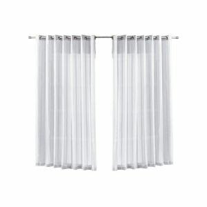 Cortina Duplex Partenon 3x1,7m Branco Bella Janela