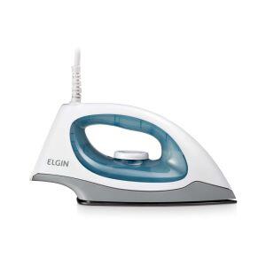 Ferro de passar a seco Iron Force Branco e Azul Elgin